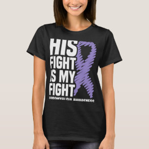 Zijn strijd is mijn strijd tegen fibromyalgie t-shirt