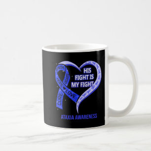 Zijn strijd is mijn strijd tegen het Ataxia Bewust Koffiemok