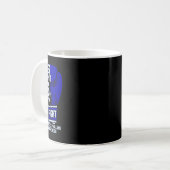 Zijn strijd is mijn strijd tegen hydrocefalus bewu koffiemok (Voorkant links)