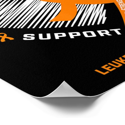 Zijn strijd is mijn strijd tegen leukemie, die Man Poster (Hoek)