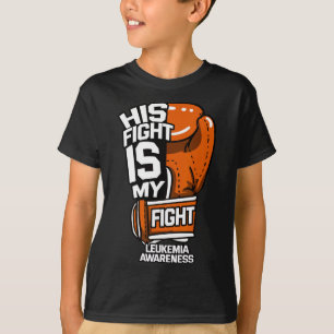 Zijn strijd is mijn strijd tegen leukemie.. t-shirt