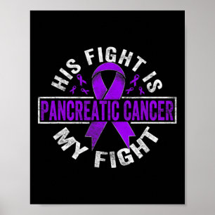 Zijn strijd is mijn strijd tegen pancreaskanker poster