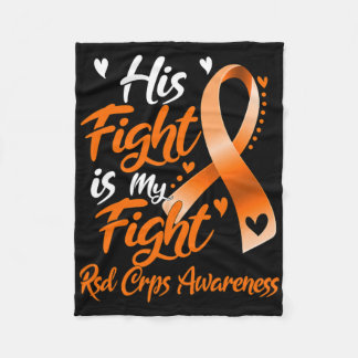 Zijn strijd is mijn strijd tegen RSD Crps Fleece Deken