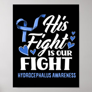 Zijn strijd is onze zoon kleinson Hydrocephalus Poster