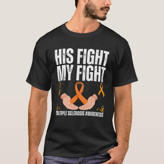 Zijn strijd tegen MS Warrior T-shirt (Voorkant)