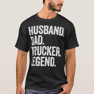 Zijn vader Trucker Grappige vrachtwagenchauffeur T T-shirt