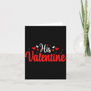 Zijn Valentijn romantische bijpassende koppels Har Kaart