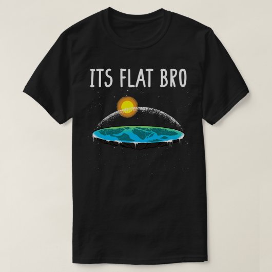 Zijn vlakke bro 6 t-shirt (Design voorkant)