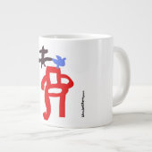 zijn vogelvliegtuig ITSCHAIR Extra Grote Beker (Voorkant rechts)