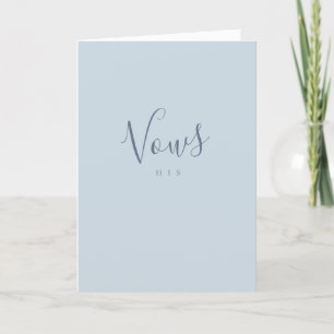 Zijn Vows Wedding Jubileum Folcard Programma