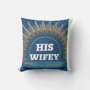 Zijn vrouw kussen