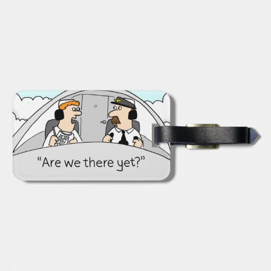 Zijn we er nog? Bagage label (Achterkant horizontaal)