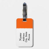 Zijn we er nog? Bagage label (Achterkant verticaal)