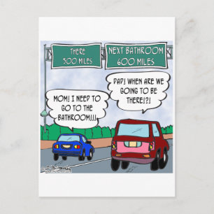 Zijn we er nog? briefkaart