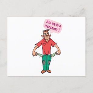 Zijn we in een recessie? briefkaart