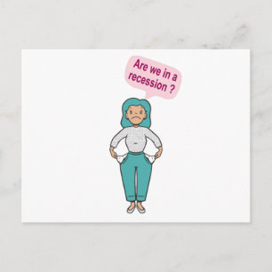 Zijn we in een recessie? briefkaart