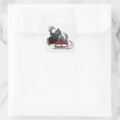 ZIJN WE MET FUN Chow-stickers? Vierkante Sticker (Tas)