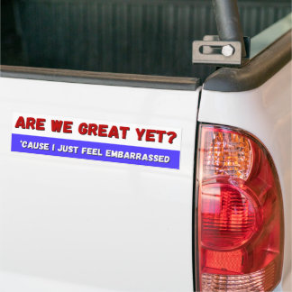 Zijn we nog geweldig? bumpersticker