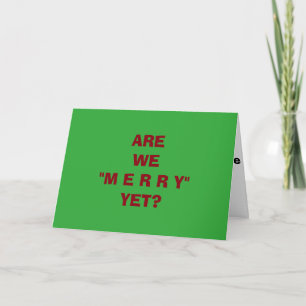 "ZIJN WE NOG MAAR" GROTE CHRISTMAS/HOLIDAIRE KAART