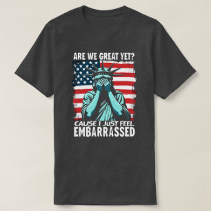 Zijn we nu al geweldig, want ik voel me gewoon Emb T-shirt