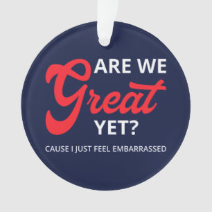 Zijn we nu eindelijk geweldig? Want ik voel me gew Ornament