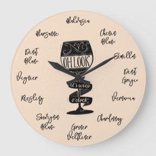 Zijn Wijn O'Clock Grote Klok