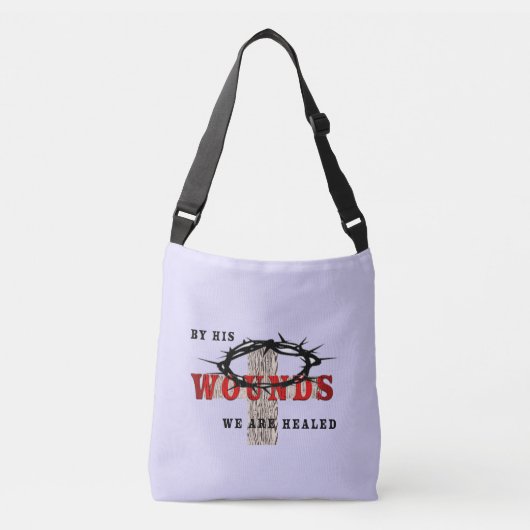 Zijn wonden crossbody tas (Voorkant)