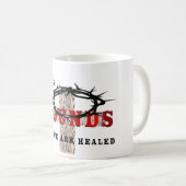 Zijn wonden koffiemok (Voorkant rechts)