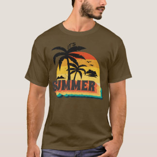 Zijn zomerreces gaan t-shirt