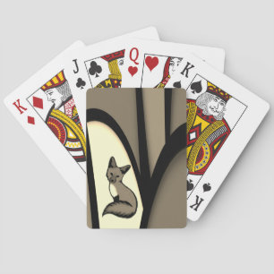 Zijnd Foxy Pokerkaarten