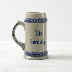 Zijne Heer van de Manor Beer Medieval Stein Bierpul