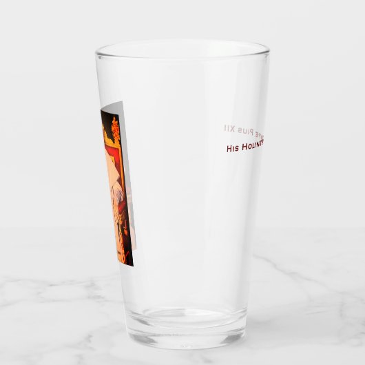 Zijne Heiligheid Paus Pius XII - Katholieke Kerk Glas (Links)