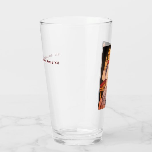 Zijne Heiligheid Paus Pius XII - Katholieke Kerk Glas (Rechts)