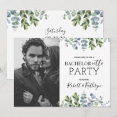 Zijne & Hers Bachelorette Party met foto Kaart (Voorkant / Achterkant)