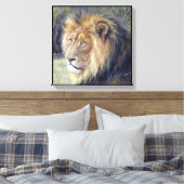"Zijne Majesteit" 14 x 14 inch Canvas Afdruk van l (Insitu (Slaapkamer))
