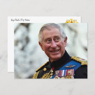Zijne Majesteit Charles III Briefkaart