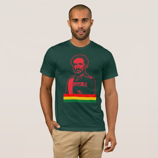 Zijne Majesteit Haile Selassie T-shirt (Voorkant volledig)