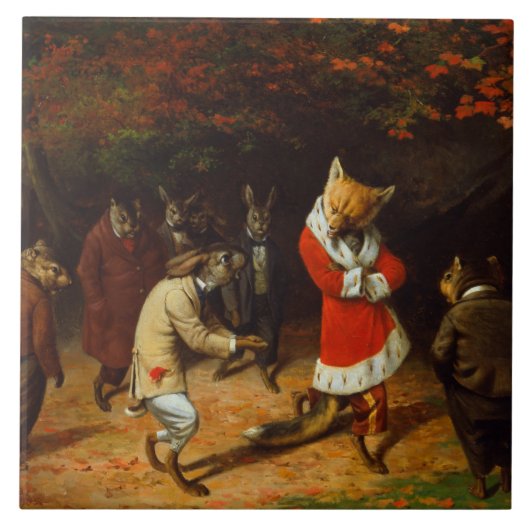 Zijne Majesteit Receives (door William Holbrook Be Tegeltje (Voorkant)