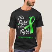\Zijne strijd is onze 'Fight Liver Cancer Awarenes T-shirt (Voorkant)
