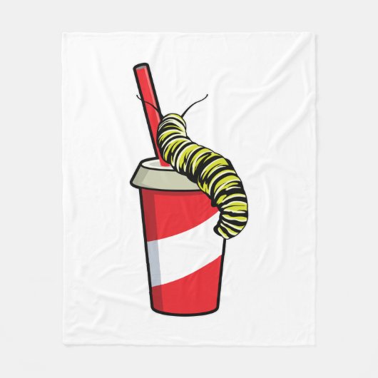 Zijpijler met Drink Fleece Deken (Voorkant)