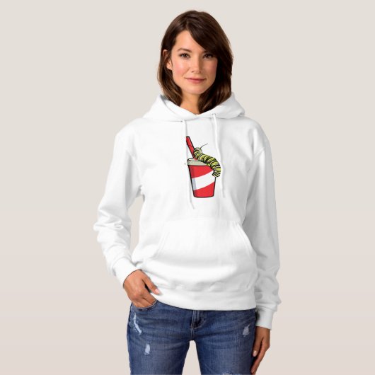 Zijpijler met Drink Hoodie (Voorkant volledig)