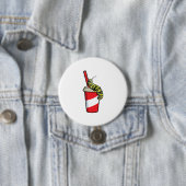 Zijpijler met Drink Ronde Button 7,6 Cm (In situ)