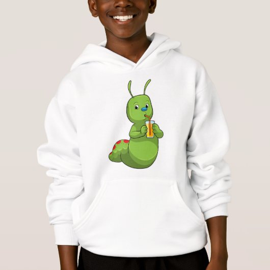 Zijpijler met een glas Oranje sap (Voorkant)