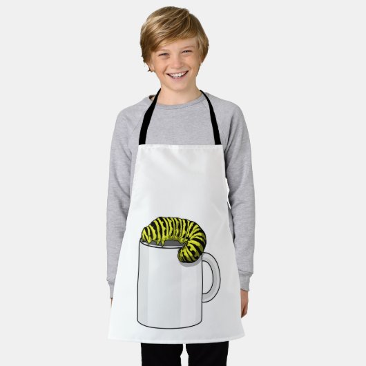 Zijpijler met Mok Schort (Gedragen)