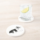 Zijprofielpauze Zandsteen Onderzetter (Zijkant)