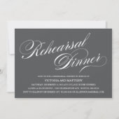 ZIJSCRIPT | REHEARSAL DINER INVITATION KAART (Voorkant)