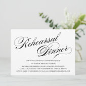 ZIJSCRIPT | REHEARSAL DINER INVITATION KAART (Staand voorkant)