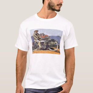  zijspanmotor t-shirt
