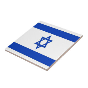 zIL001 Israëlische VLAG Israël, Tegeltje