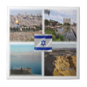 zIL006 TEL AVIV JERUSALEM, Israël, Tegeltje (Voorkant)